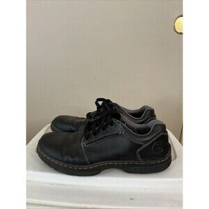 Dr. Martens Black Pebbled Leather Rockland Shoes, Size 12